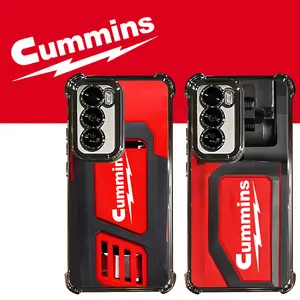 （Deals For You）CUMMINS TOOL Aesthetic Design Pattern Casing For iphone 16 15 14 13 12 Plus Pro Max Flaunt Mobile Phone Case TPU Drop Protection Shockproof Protector Vintage unique Fashion Trend Anti-scratch Stylish Smartphone Cover Speaker Bluetooth