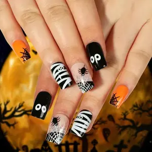 Halloween Press-On Cute Long Lasting Nails