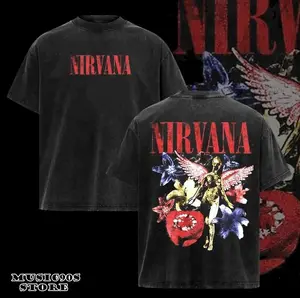 Vintage Nirvana Graphic Tee, Nirvana T shirt , Music Graphic Tee, Rock Band Shirt, Retro Music Tee, Rock Music Lover Shirt, Vintage Band Shirts Casual Comfort Cotton Fabric Fit Top , Top Men's and Women's Clothing .