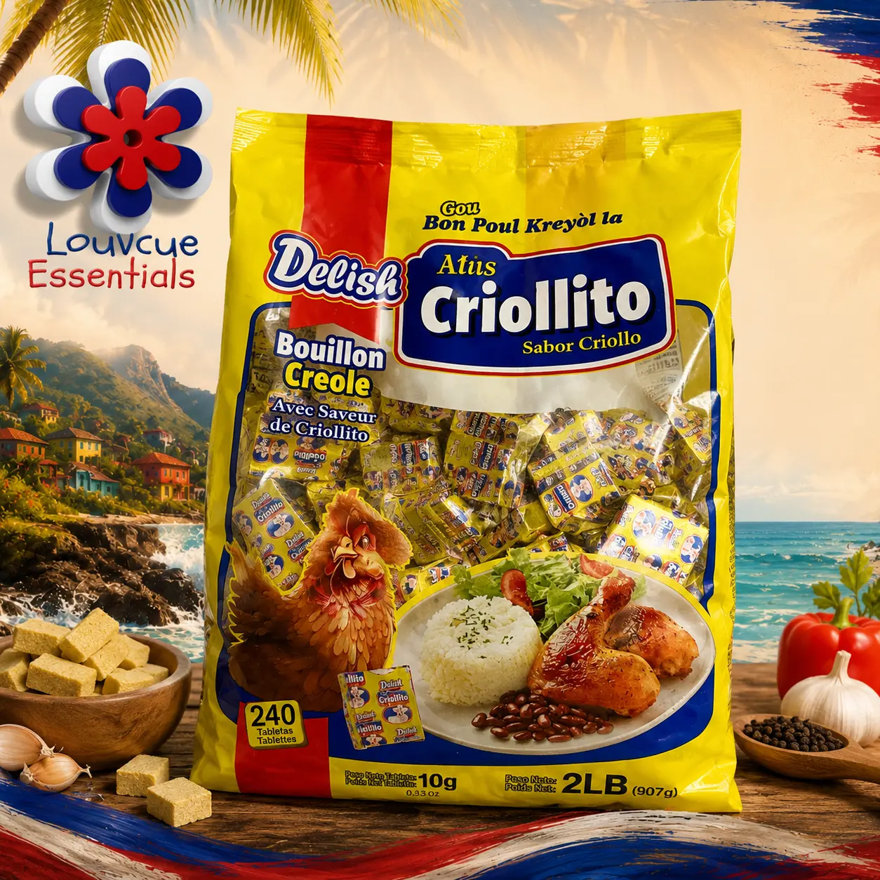 Criollito Creole Bouillon – Big Pack 240 pcs!