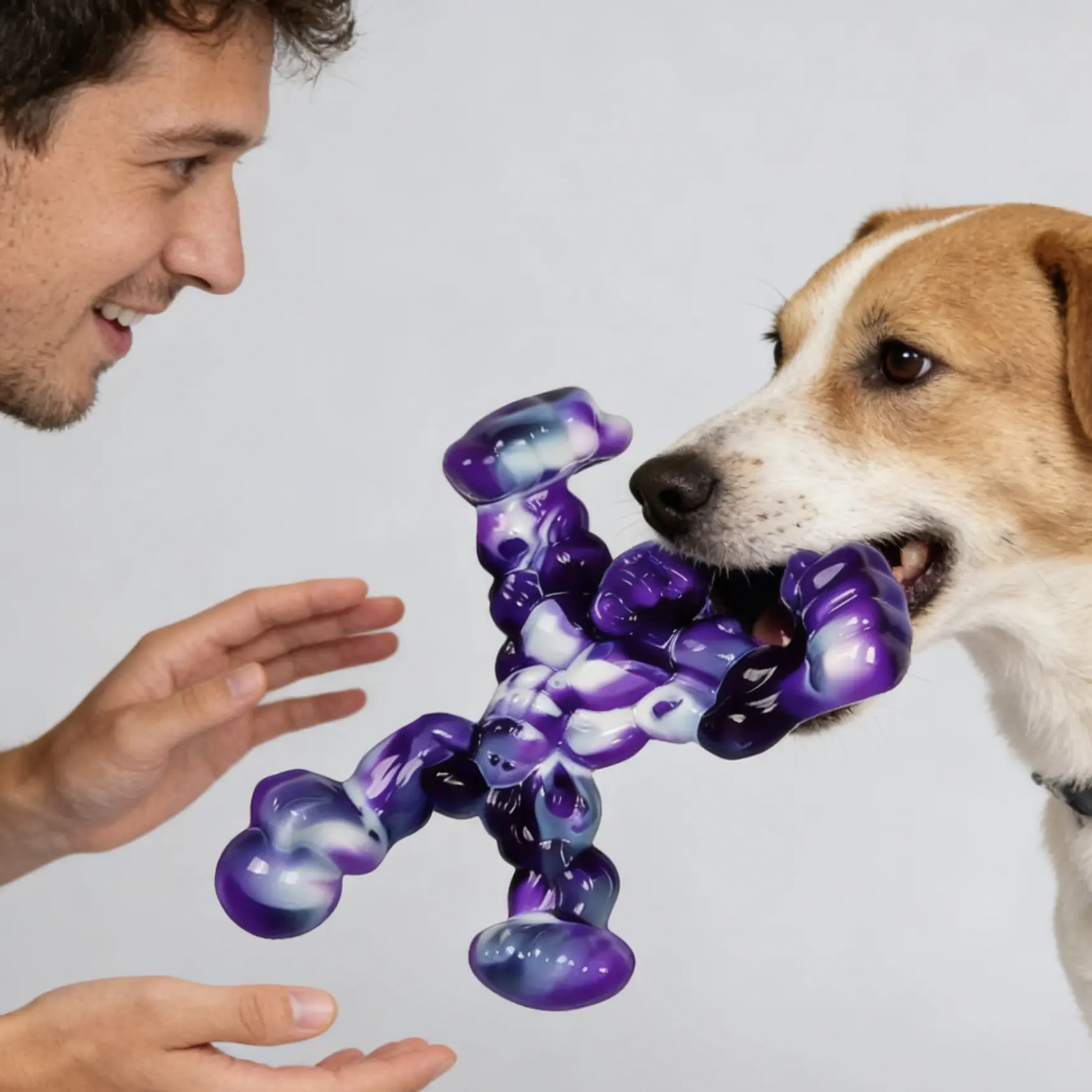 Sharlovy Dog Toys for Aggressive Chewers, Indestructible Dog Toys, Tough Toys for Aggressive Chewers to Keep Them Busy, Dog Chew Toys for Medium/Large Dogs Durable Chew Interactive Chew