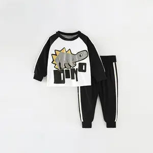 Toddler & Kids Black Dinosaur Outfit Set