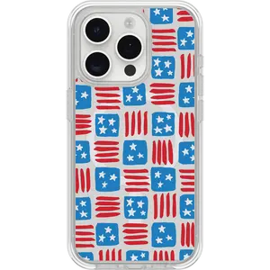 OtterBox iPhone 15 Pro Case Symmetry Series Clear for MagSafe Summer Abroad