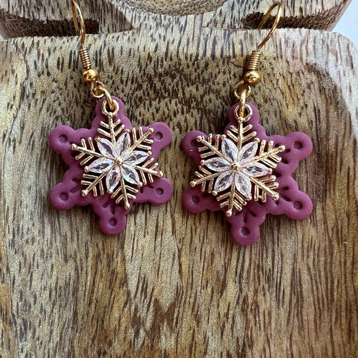 Handmade Polymer Clay Christmas Earrings