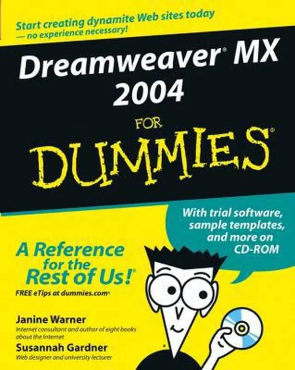 USED-Dreamweaver MX 2004 For Dummies by Janine Warner (Paperback)