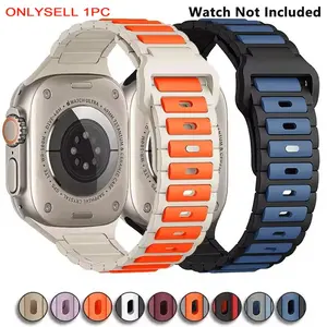 Sport Watch Band (Band Only), Silicone Watch Band for Apple Watch Series 9 8 SE 7 3, Smart Watch Accessories for Men & Women, Wearable, Smartwatch Strap, Smart Watch Straps