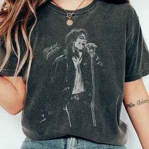 King Of Pop MJ Vintage Style Comfort Colors Shirt.