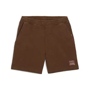 PUMA Mens X Teenage Mutant Ninja Turtles Relaxed 7 Inch Shorts Casual Bottoms Casual - Brown