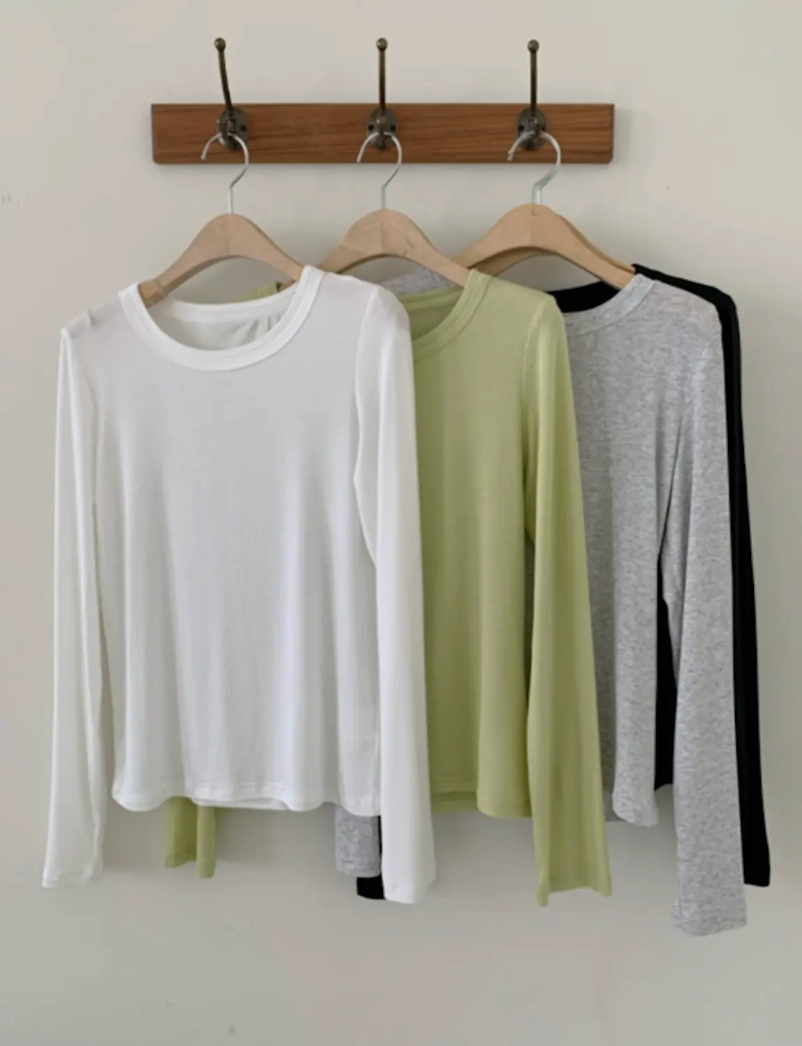 Tencel Layered Long Sleeve Tee