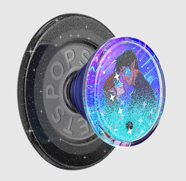 PopSockets MagSafe-Compatible PopGrip Phone Holder - Tidepool Starfall Print, MagSafe-Compatible Mobile Phone Stand Accessory, Magsafe Compatible With Magsafe
