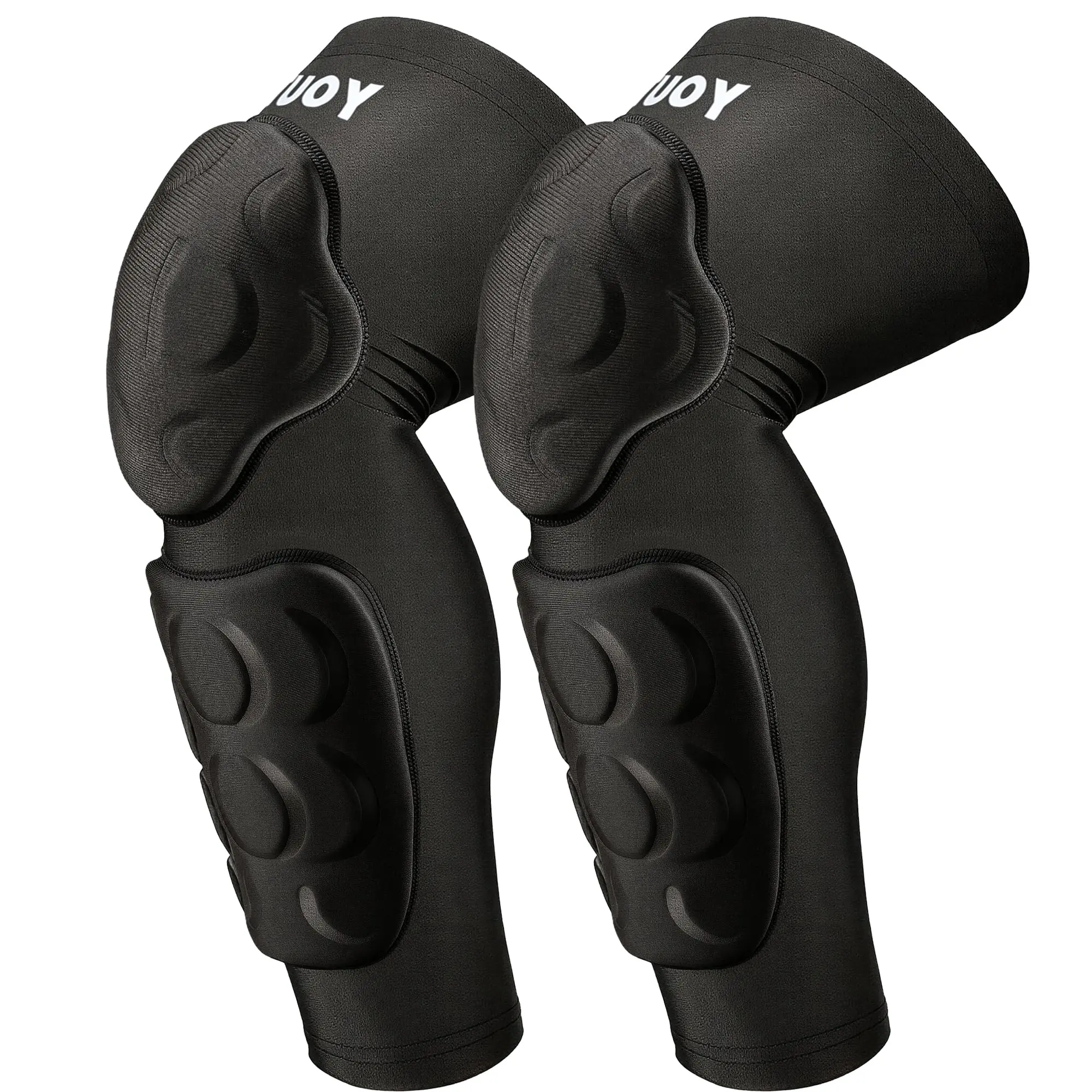 Calf Shin Guards for Adult Youth Leg Compression Sleeve Pad for Football Basketball Volleyball Soccer Protective Gear Calf Support Cuff with Anti-Slip Strip (1 Pair)