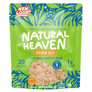 Natural Heaven Brown Rice – Low Carb, High Fiber, Gluten Free, Hearts of Palm Rice