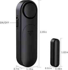 120dB Door Alarms When Opened (2-Pack) for for Kids Safety/Home Security, Window/Door Open Sensor, Sliding Front / Pool Door Alarm, Ideal for Home,Business Office Entry,Garage,Apartment