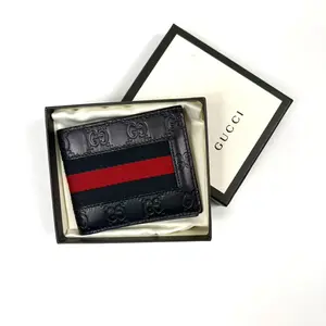 Pre-owned GUCCI leather Mini Bags canvas GG wallet