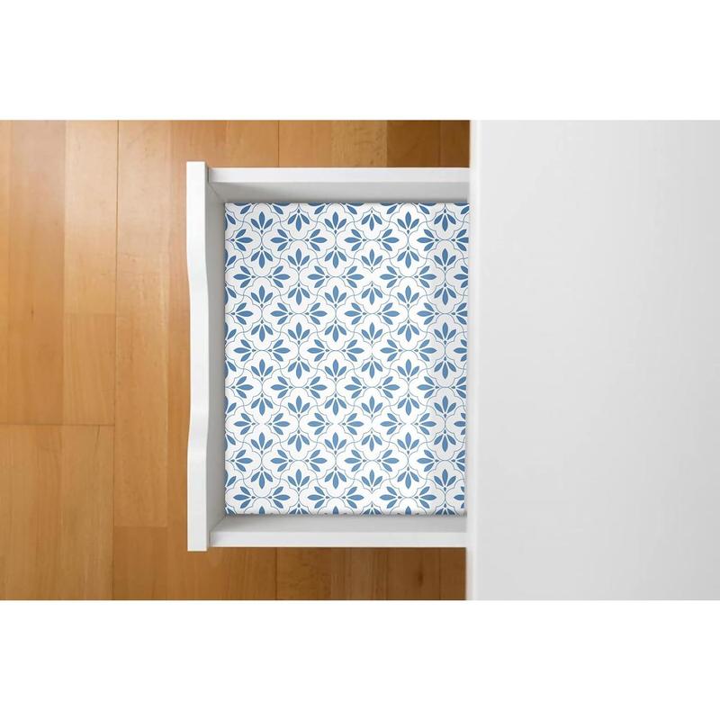 LA BELLEFÉE Linen Scented Drawer Liners 15 Sheets, Dresser Drawer Liner Drawer Paper Liner Gift for Women, Drawer Liners for Dresser, Shelf, Cabinet, Bathroom, Closet, Shoe Chest