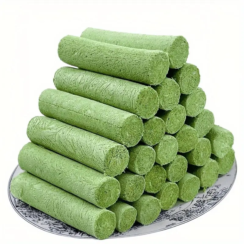 18Pcs Cat Grass Stick Snacks,Cat grass treats Freeze Dried Snacks, Catnip, for Cat Dental Care and Hairball Removal, Pampering Gastrointestinal System cat grass treat hairball control snack stick hair ball oral health