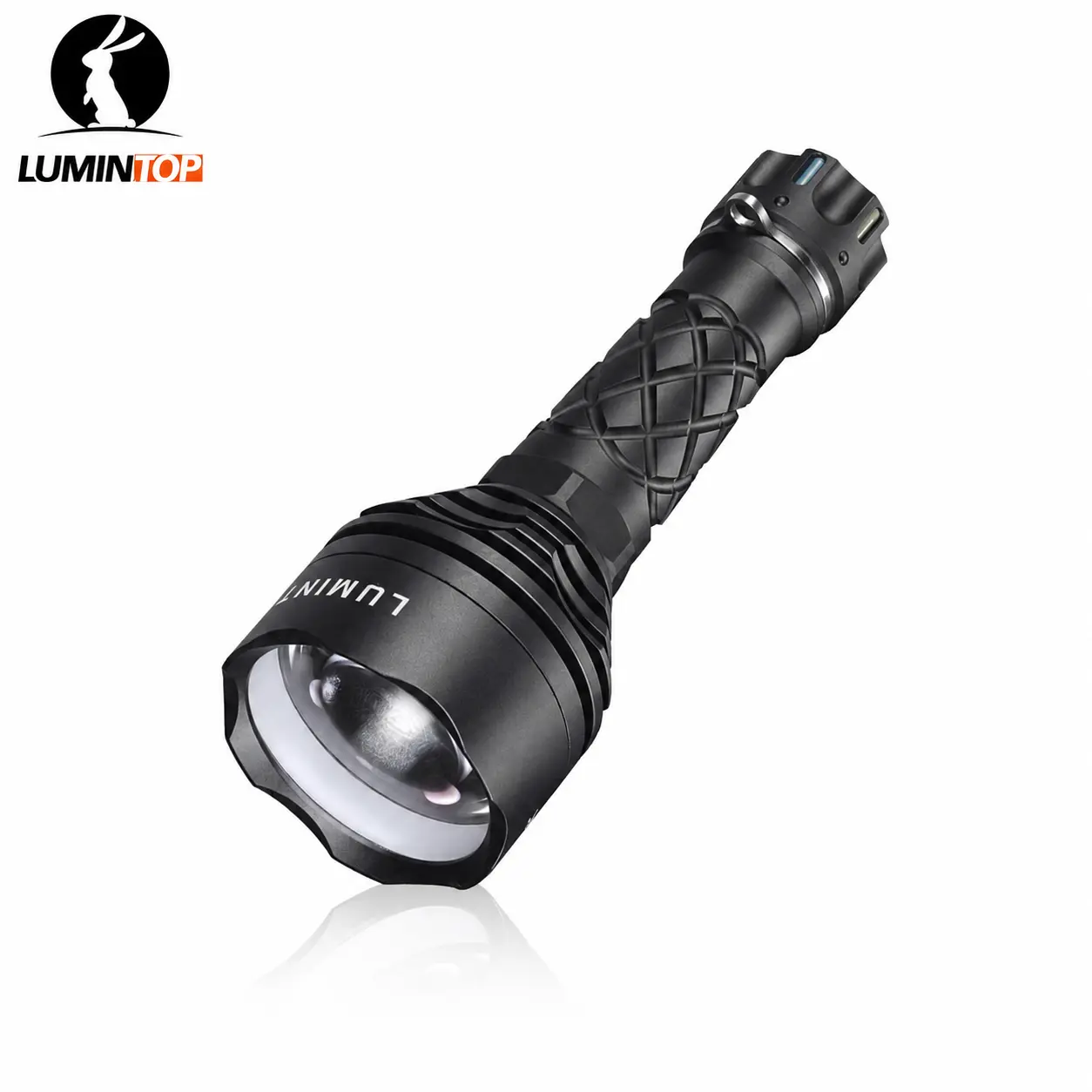 LUMINTOP THOR 3 LEP (THOR III) Flashlight - 2500m Long-Distance LEP Throw, Two-Mode Driver with Memory & Strobe, IPX8 Dustproof & Waterproof, Compatible with 21700 Battery, High-Lumen Rechargeable Spotlight, Powerful Handheld Super Bright Flashlight