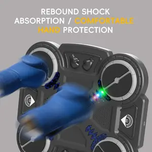 Music Boxing Machine – LED Upgraded Version |Adjustable Speed, Wall-Mounted Target, Smartphone Connectivity & USB Rechargeable Training Boxing Equipment Fun for Kids 6-12 Lights flash on hits, turns play into fitness – kids feel proud of every active