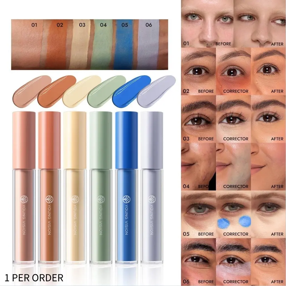 Young Vision Concealer Balm, 6 Colors Available, Covers Dark Circles, Redness, Dullness, Precise Correction, Makeup Essential, Smooth