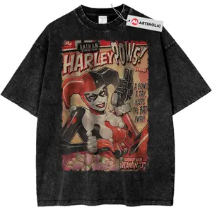 Harley Quinn Shirt, Superheros Shirt, Vintage TShirt 45730 1722