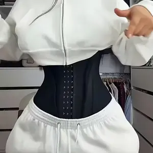 High Compression Waist Trainer Belt, Corset Waist Cincher for Women, Latin Body Shaping, Zipper Design, Knit Fabric, Improves Posture, Adjustable Closure, Body Sculpting Garment, Adjustable Waistband