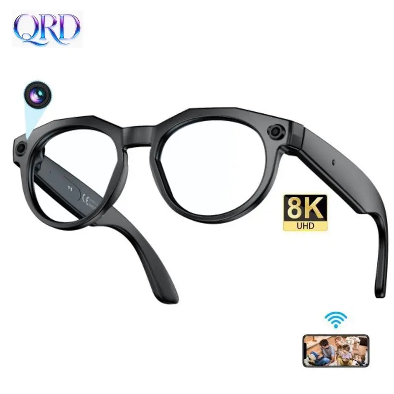 2026 Ai Interpretation Wearable Smart Glasses, 800w Camera, 1080P Video Recording, Multifunctional Wireless Audio, Anti-Blue Light Protection, Smart Eyewear