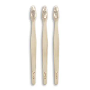 Davids Premium Bamboo Filament Toothbrushes, Adult Gentle Smooth Soft Oral Care 3-Pack Davids Premium Bamboo Filament Toothbrushes, Adult Gentle Smooth Soft Oral Care 3-Pack
