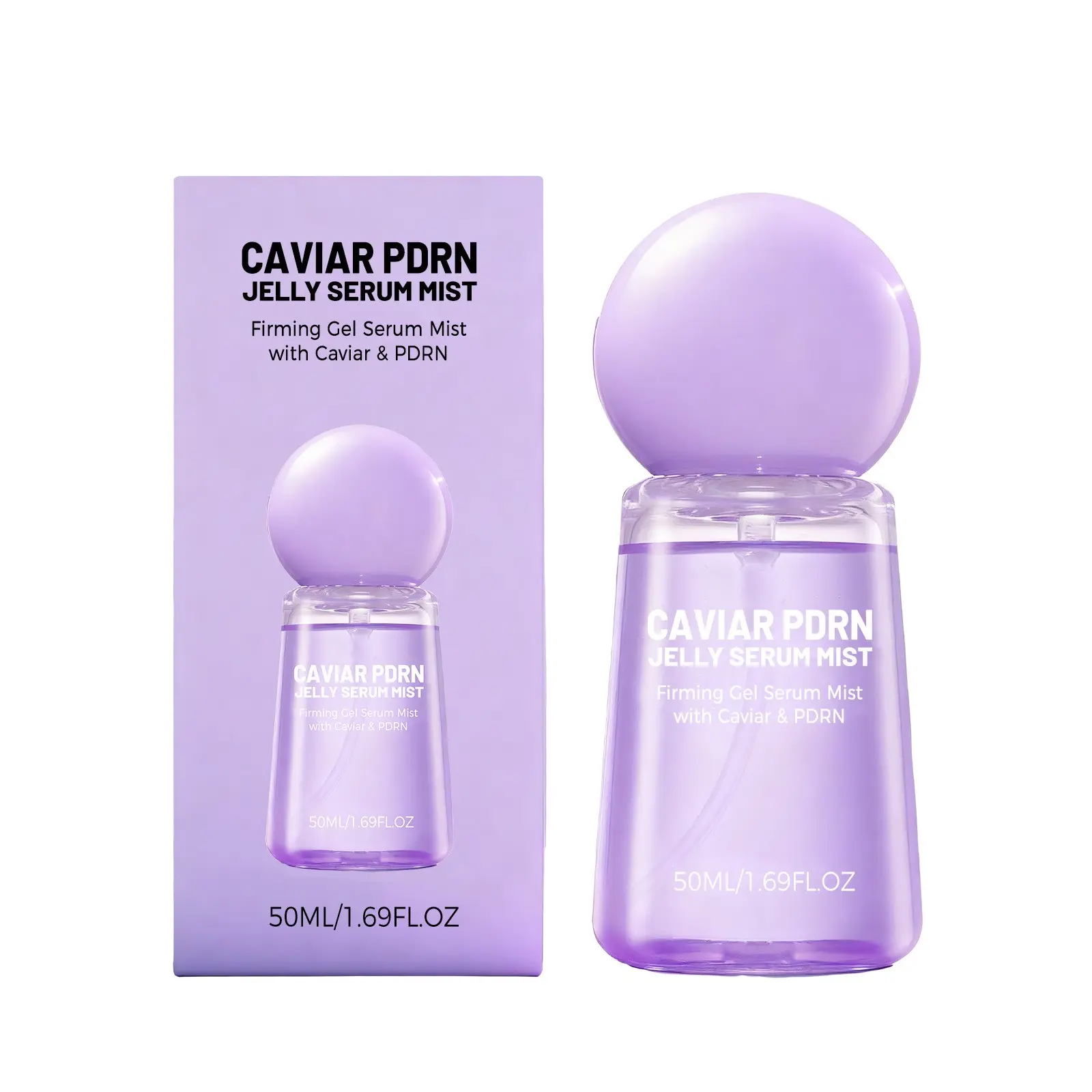 AMZ Caviar Jelly Essence Spray Light Texture Gentle Nourishing Hydrating Moisturizing Facial Skin Convenient Daily Face Care Mist Moisturizer Lightweight