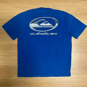 Y2k Quiksilver Surf Tee Royal Blue, Shirt for Son, Boyfriend Gifts, Unisex Crewneck for Men