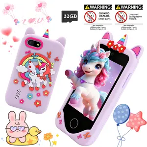 Kids Smart Phone Toys for Girls and Boys Age 3-12, 2.8" Touchscreen Dual Camera Kids Phone, Christmas Birthday Gifts for Age 3 4 5 6 7 8 9 10 11 12, Toddler Learning Play Toy with Music Player