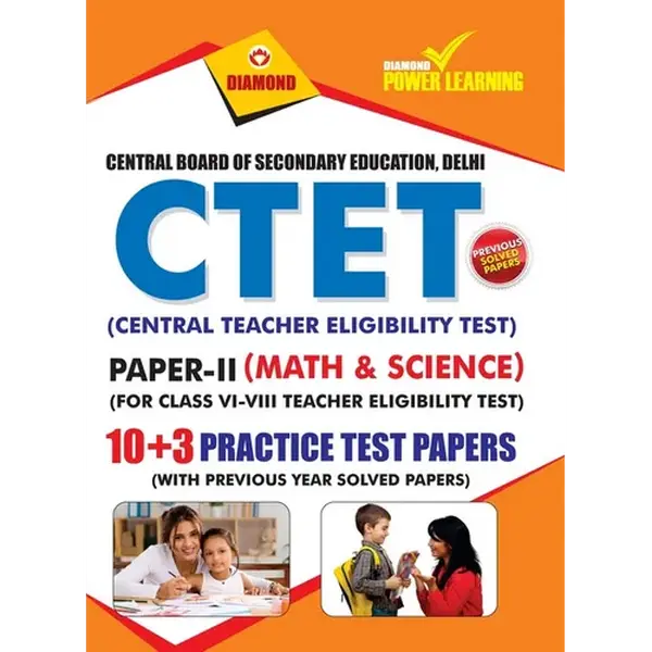 CTET Previous Year Solved Papers for Math and Science in English Practice Test Papers (केंद्रीय श - Paperback