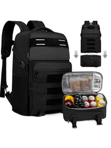 Lunch Backpack, Insulated Cooler Backpack, Detachable Lunch Backpack, RFID Laptop Backpack for Work Travel, Lunch Bag for Men & Women, Soft Sided Cooler