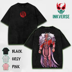 "Thragg The Conqueror" viltrumite compression - 2 side Washed Tshirt, Comics Wash T-Shirt, TV Show T-shirt, Unisex Shirt Streetwear graphic Menswear Cotton Fabric Top lover graphic tee