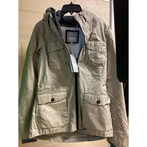 Bench Kreisler Full Zip Jacket with Hood Brown Medium