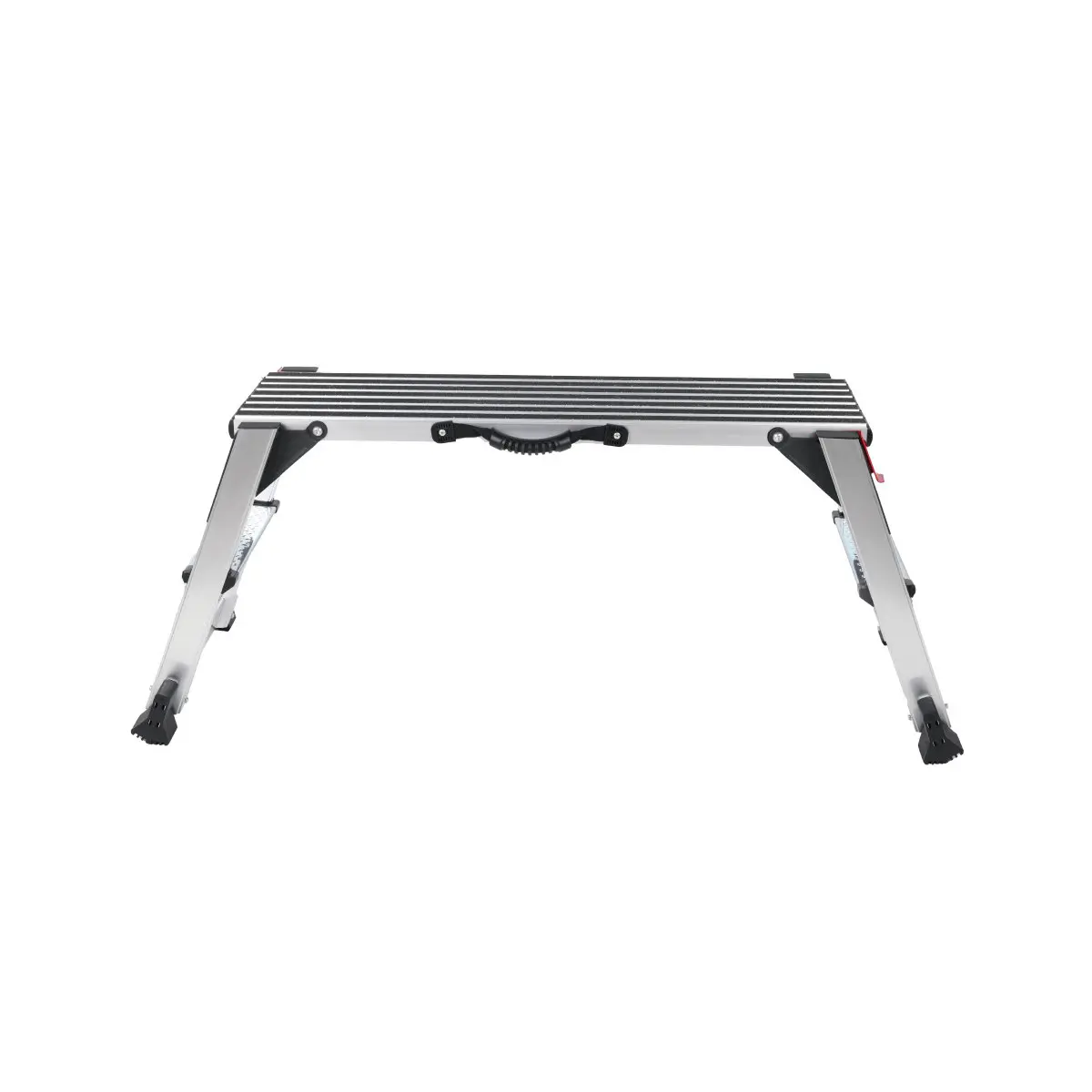 Folding Work Platform,  Aluminum Drywall Stool Ladder, 660 lbs Load Capacity Heavy Duty Work Bench w/Non-Slip Feet, Ideal for Washing Vehicles, Cleaning, Painting, Decorating