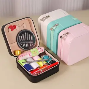 11-Color Thread Sewing Tool Kit 37-Piece Needle and Thread Box Portable Storage Box for Student Dormitory Use Ideal for Household Sewing Projects