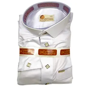 Marasim Platinum white w15-  ثوب مراسيم بلاتينوم