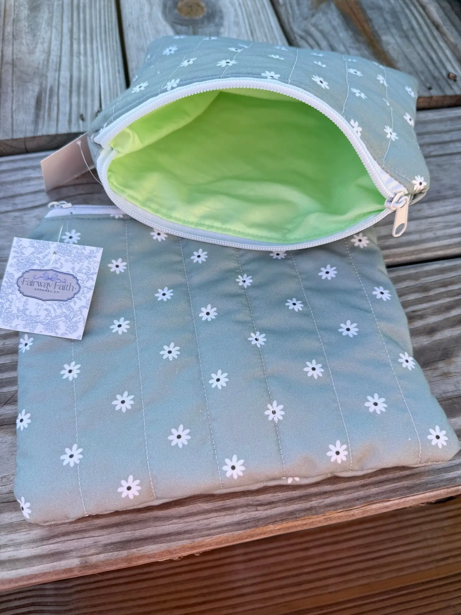 Handmade Pouch | Green Medium