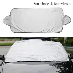Car Front Windshield Cover, Waterproof Sunshade Protector, Dustproof Frostproof Snowproof Leafproof, Heat Insulation External Car Accessory