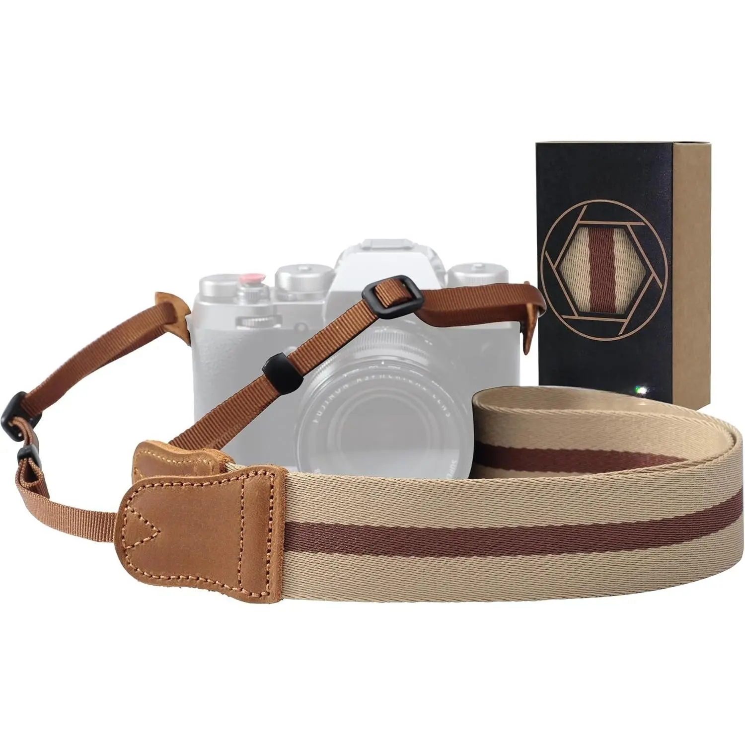 J# - Beige Brown Striped