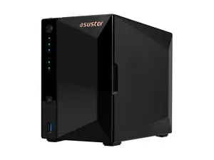 Asustor AS3302T v2 Drivestor 2 Pro Gen2 2 Bay NAS, Quad-Core 1.7GHz CPU, 2.5Gbe Port, 2GB DDR4 (Diskless)