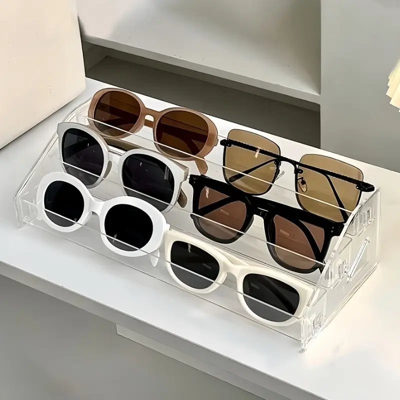 High-End Acrylic Sunglasses Display Stand, Glasses Storage and Organizing Rack High-End Acrylic Sunglasses Display Stand, Glasses Storage and Organizing Rack