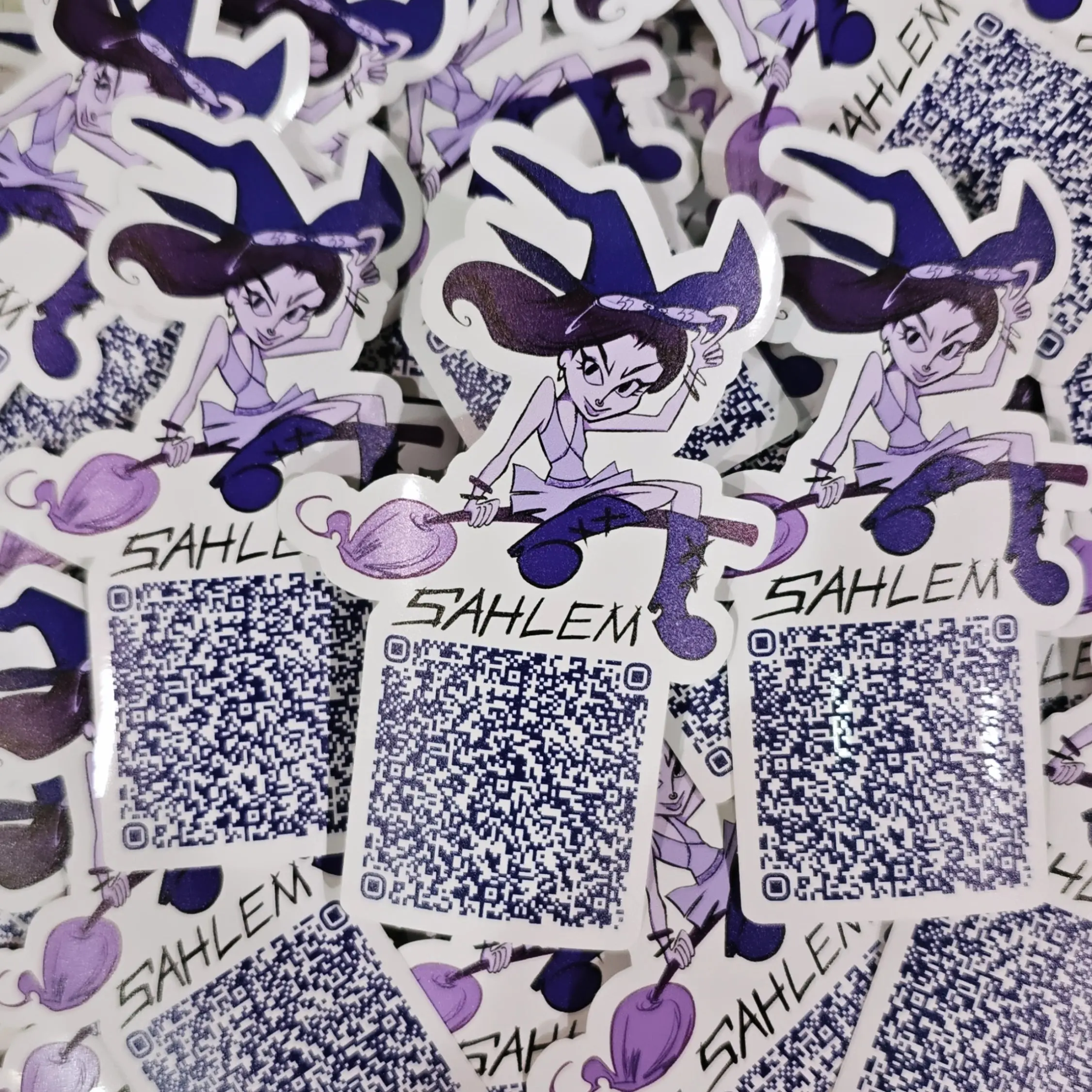 Custom QR Code Stickers