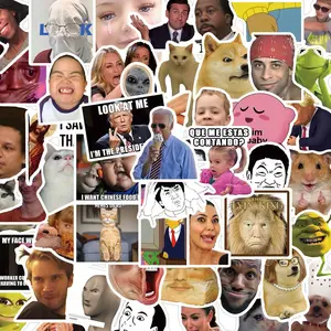 300 Pcs Funny Stickers for Adults Waterproof Funny Meme Stickers Pack for Laptop, Water Bottles, Bumper, Phone, Hard Hats, Wall, Window Decals Decors