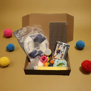 Mystery Box for Cats - Toys, Hats, Harness, Leash, Scratcher, Mat, Comb