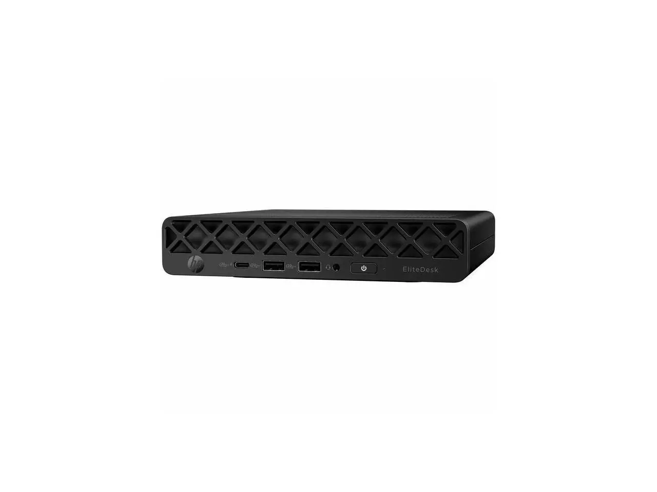 HP EliteDesk 8 G1i Desktop Computer - Intel Core Ultra 5 235T - 16 GB - 256 GB PCI Express NVMe SSD - Mini PC - Black - Intel Q870 Chip - Windows 11 Pro - Intel DDR5 SDRAM
