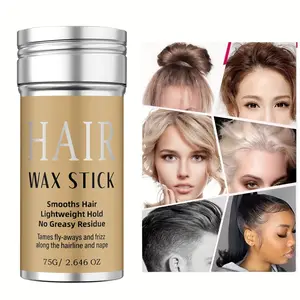 Styling Stick, Hair Glue Stick For Flyaways, Hairstick，Smooths Frizz, Tames Baby Hairs Along Hairline & Nape, Lightweight Hold, No Greasy Residue，Suitable For All Hair Types，Portable 75g – Your On-The-Go Sleek Hair Secret!