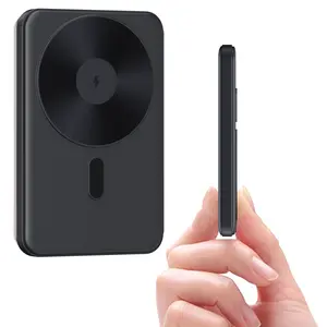 Magnetic Wireless Charging Power Bank,for MagSafe Portable Charger, 5000mAh  Magnetic Power Bank, Ultra-thin portable,Magnetic Power Bank for iPhone 16/16 Pro/16 Pro Max, iPhone 15/14/13/12 Series