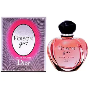 Dior Poison Girl Women's Eau de Toilette (EDT) - Woody, Sweet Scent with Orange Roses, 3.4 oz, Addictive Vibe, New in Box
