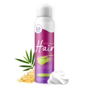 Hair Removal Spray, Hair Removal Cream for Women and Men, Painless Sensitive Skin Hair  Remover for Bikini, Private Areas, Pubic, Body, Legs, and Underarms 7.17OZ